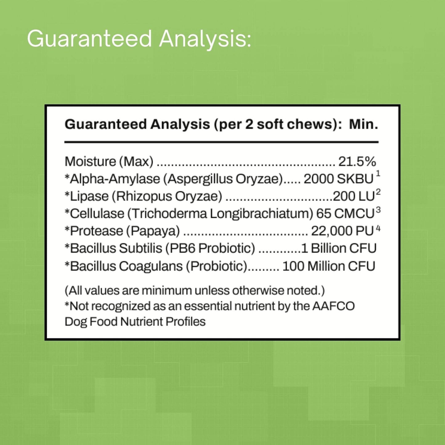 Advanced Probiotics & Digestive Enzymes Soft Chews for Dogs