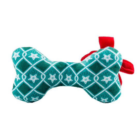Green Stars - Happy Howlidays Puppermint Bones Christmas Dog Toys