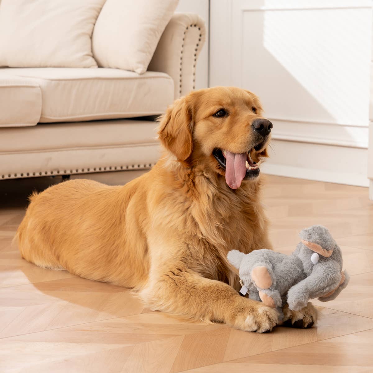 Animated Elephant Dog Toy