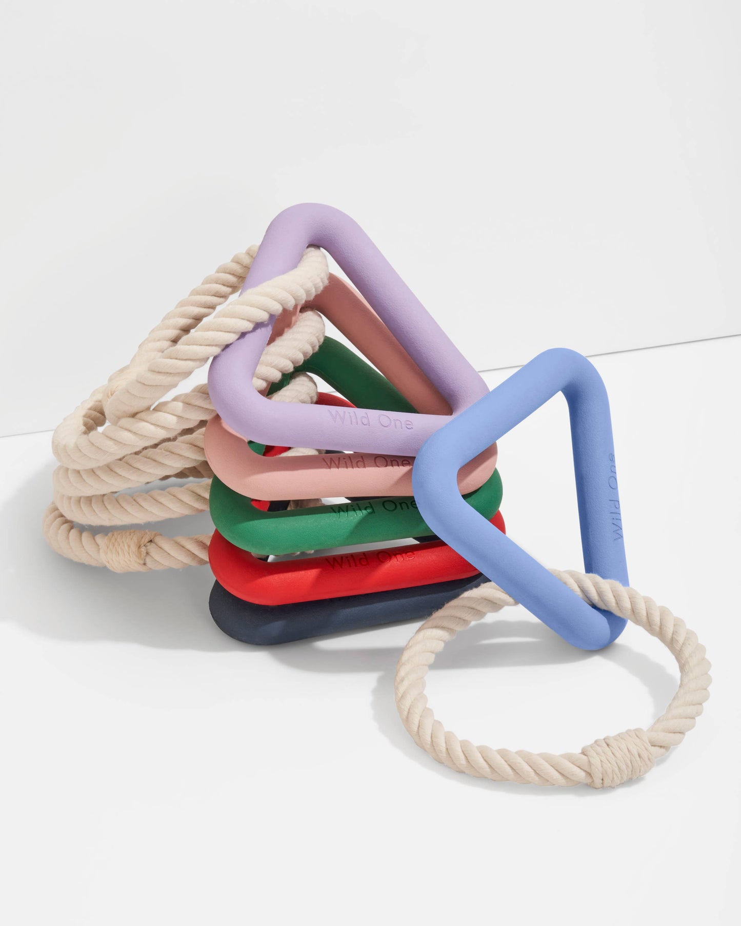 Triangle Tug Dog Chew Toy: STANDARD / Spruce