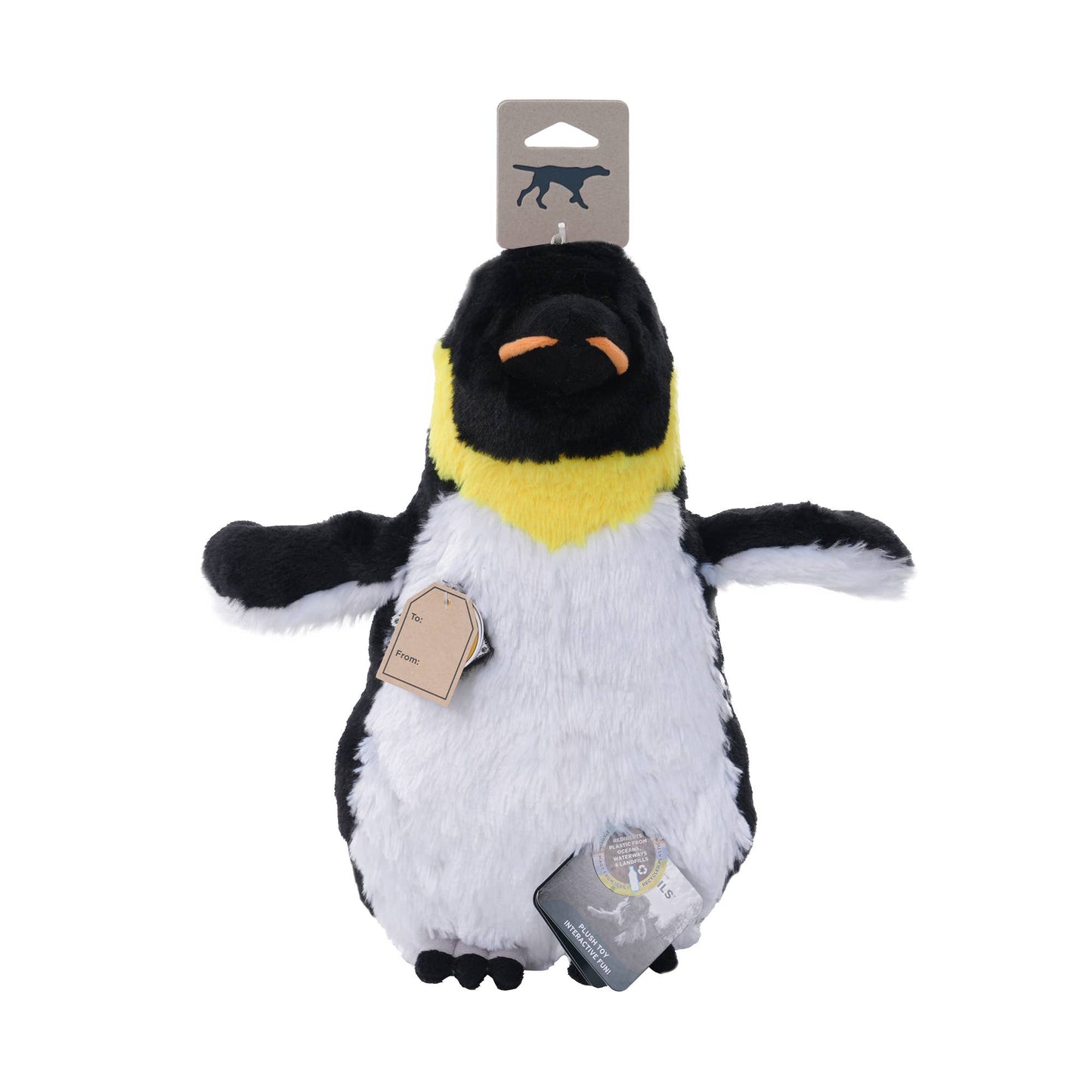 Emperor Penguin Squeaker Dog Toy