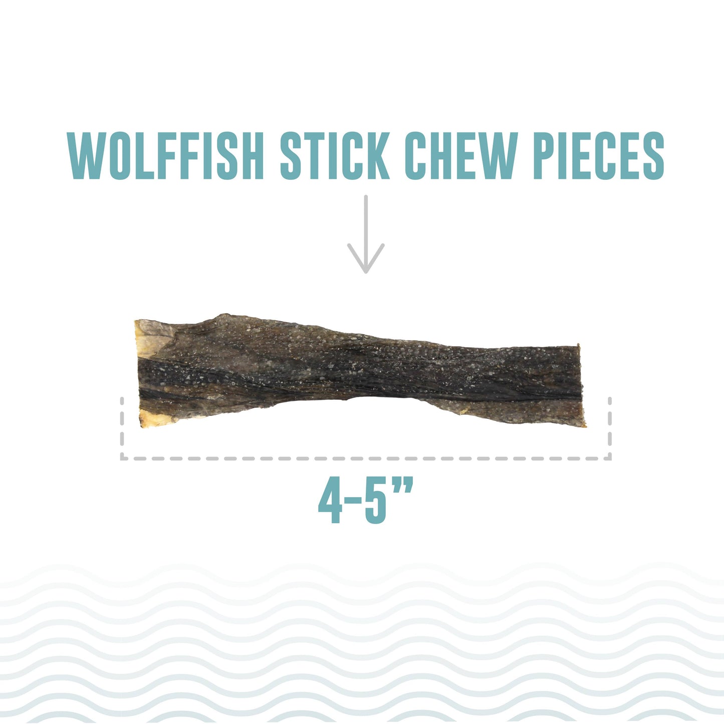 Icelandic+ Wolffish Stick & Pieces Fish Skin Chew Dog Treat