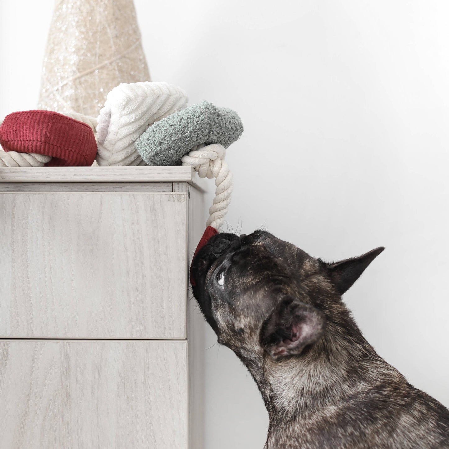 XMAS BLOCS//ENRICHMENT DOG TOY // HOLIDAY