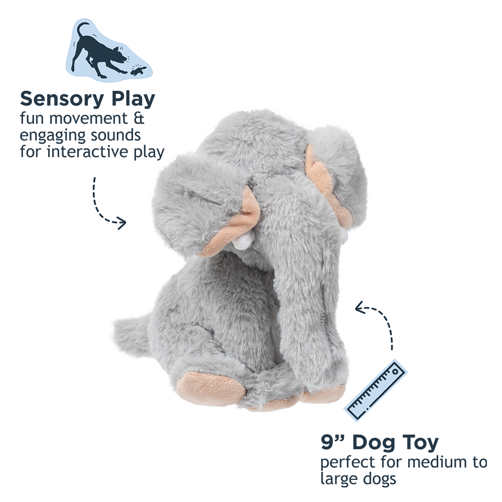 Animated Elephant Dog Toy