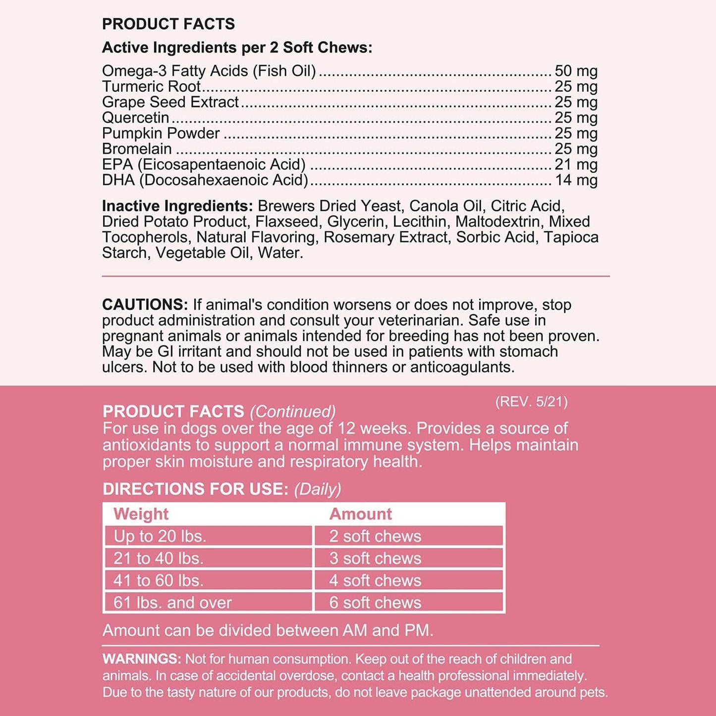 Allergy Chews with Antioxidants