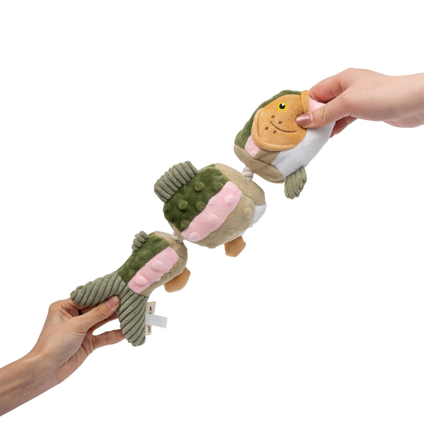 Trout Jointed Shake Play Dog Toy
