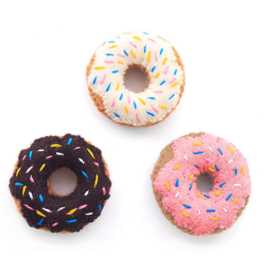 Vanilla Donut Cat Toy: Default Title