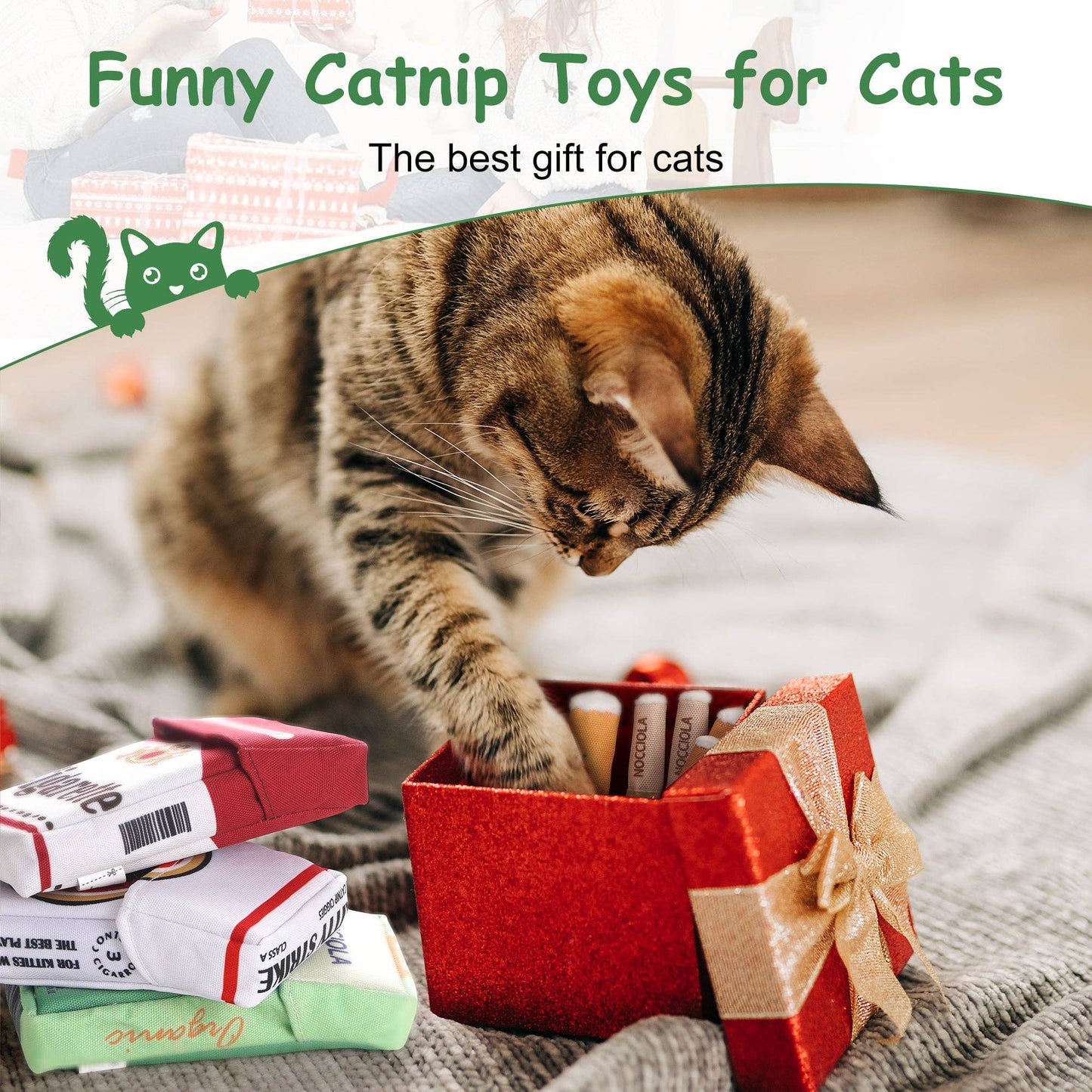 3 Pack Catnip Toys for Cats - MJ