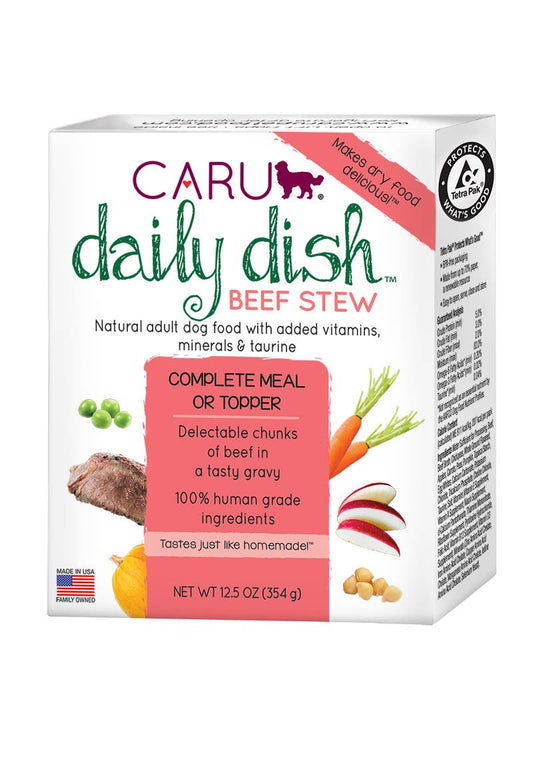 Caru Daily Dish Beef Stew for Dogs