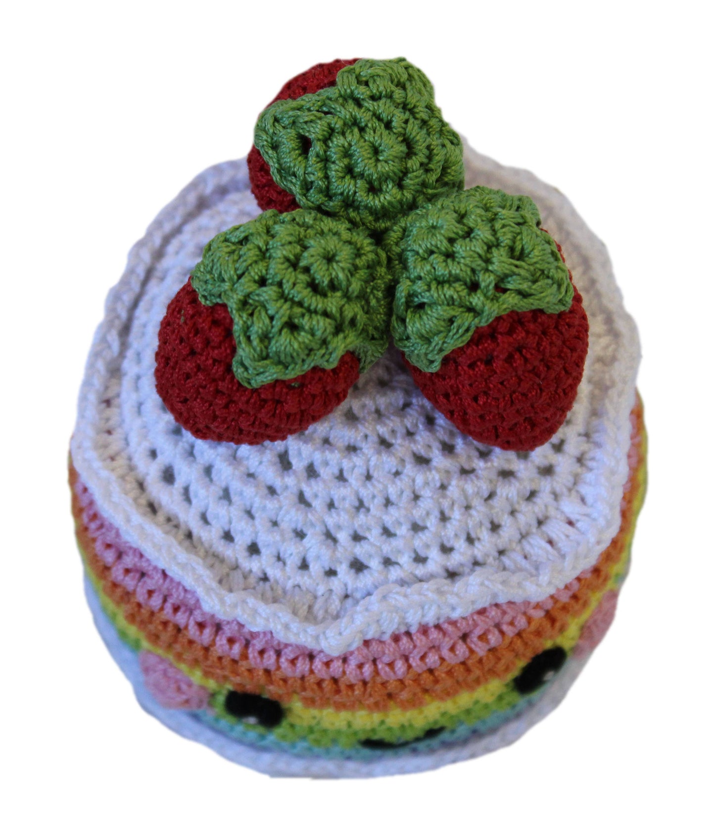 Knit Knack Sweet Tooth Toy Collection Organic Cotton Small D: Mocha Grande