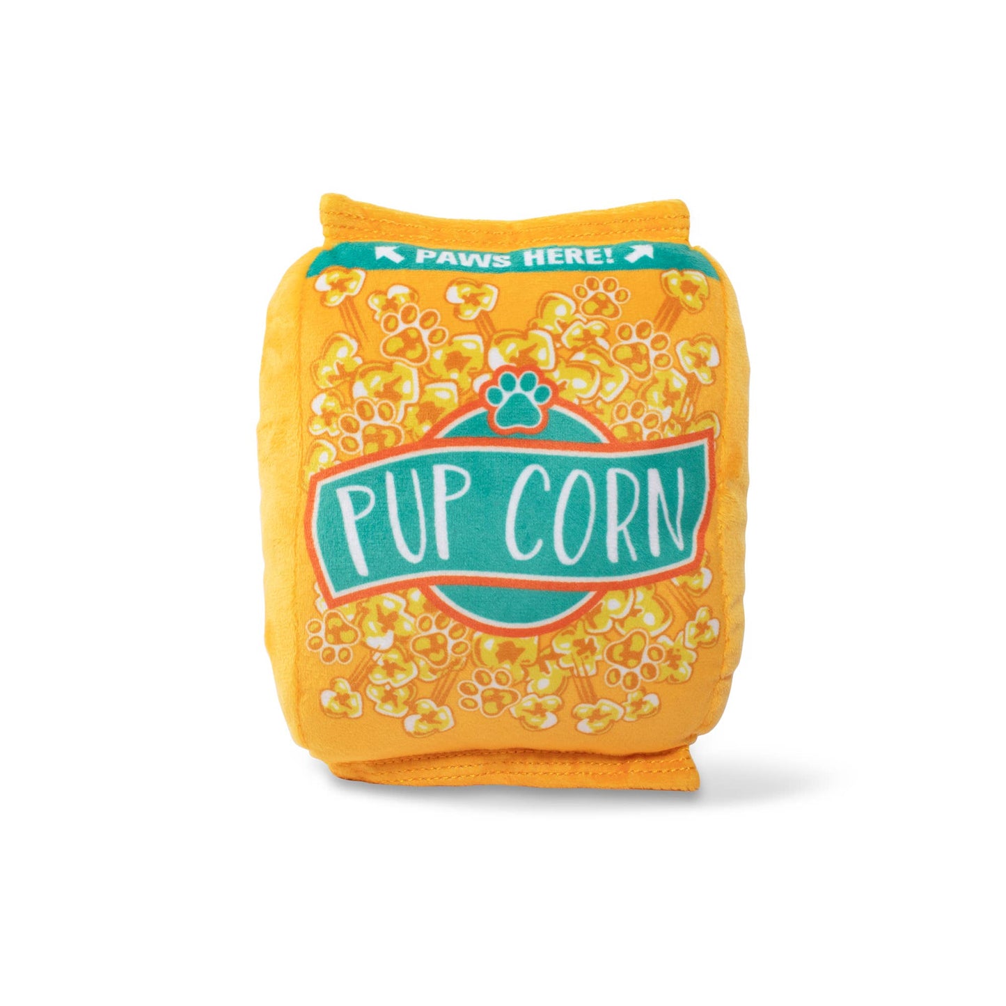 Pup Corn Microwave Bag Plush Dog Toy