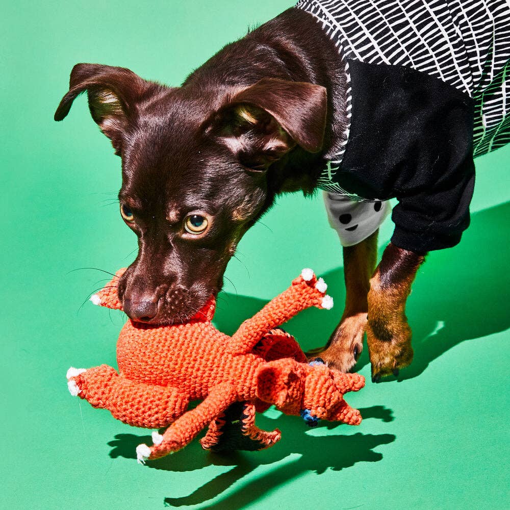 Hand Crochet Dragon: Large