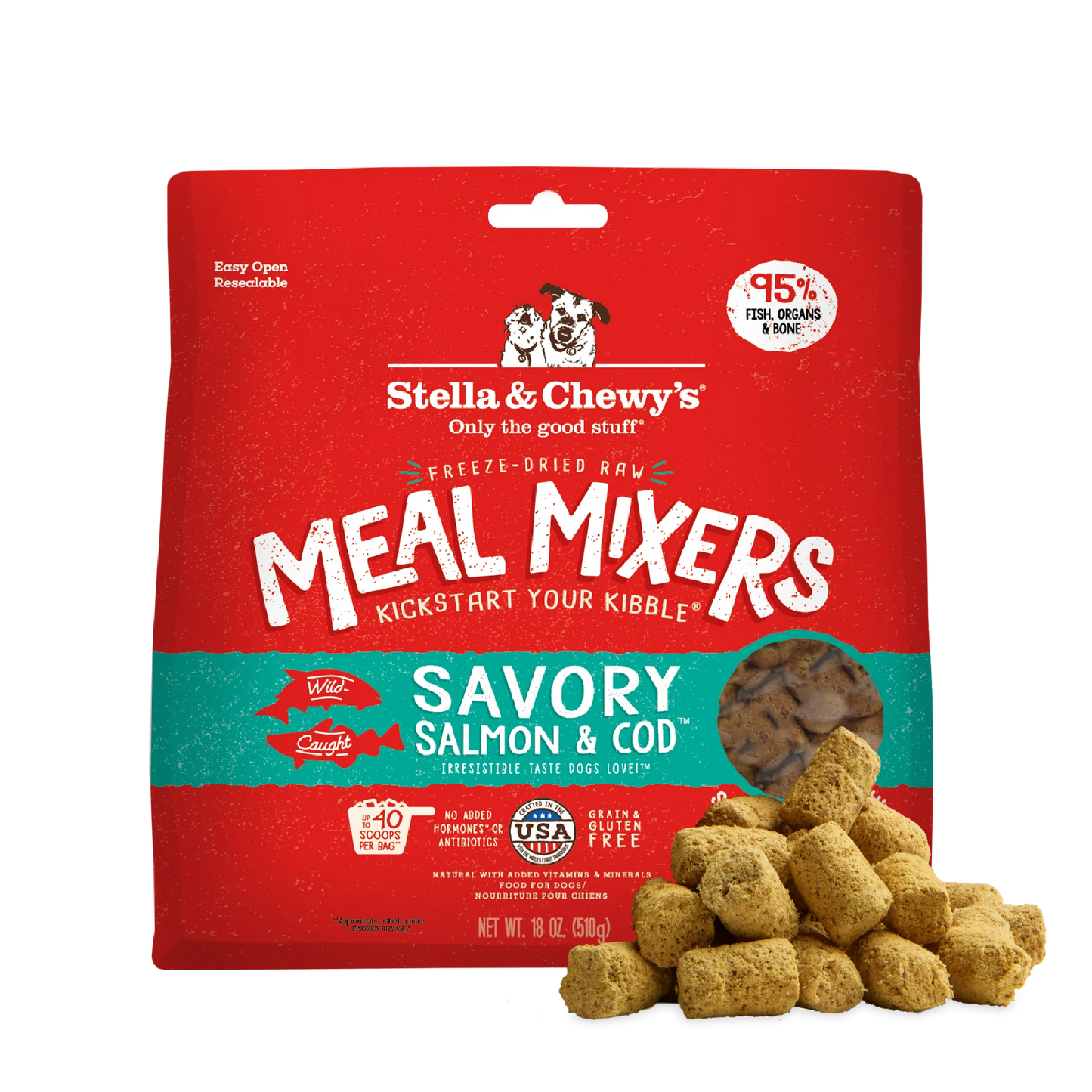 Stella & Chewy’s Meal Mixers - Salmon and Cod 3.5oz