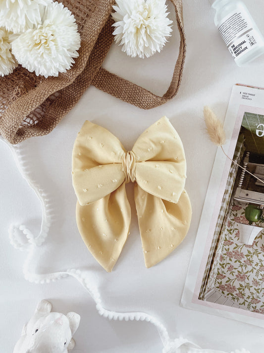 Halipup Yellow Swiss Dog-Sailor Bows