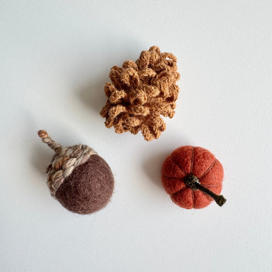Pine Cone Set of 3