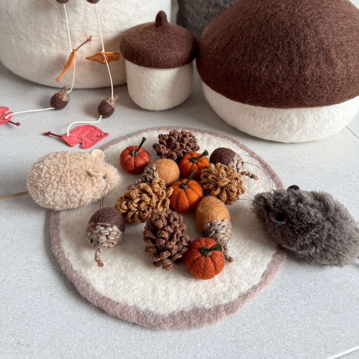 Pine Cone Set of 3