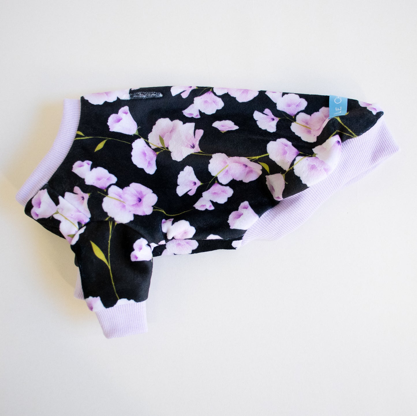 Lavender Floral - Black (made-to-order)