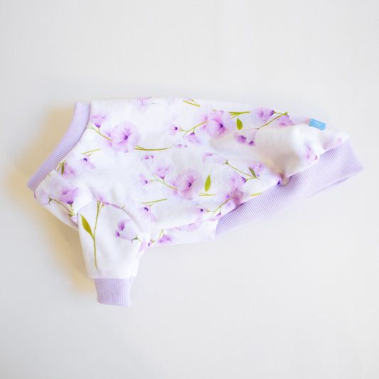 Lavender Floral - White (made-to-order)