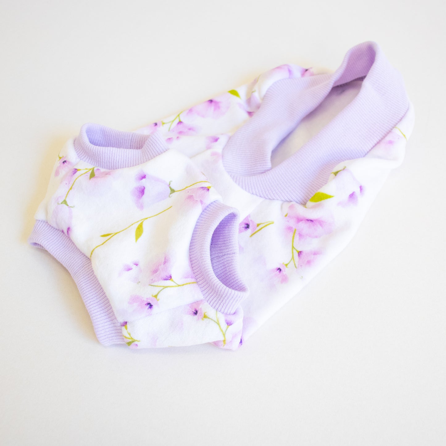 Lavender Floral - White (made-to-order)