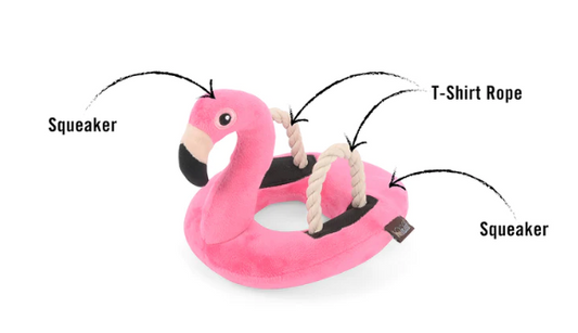 Tropical Paradise_flamingo Float