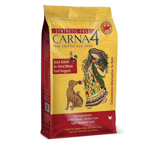 CARNA4 Hand Crafted Dog Food, 3-Pound, Chicken