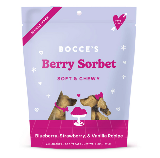 Bocce's Bakery Date Night Berry Sorbet Dog Treats 6oz
