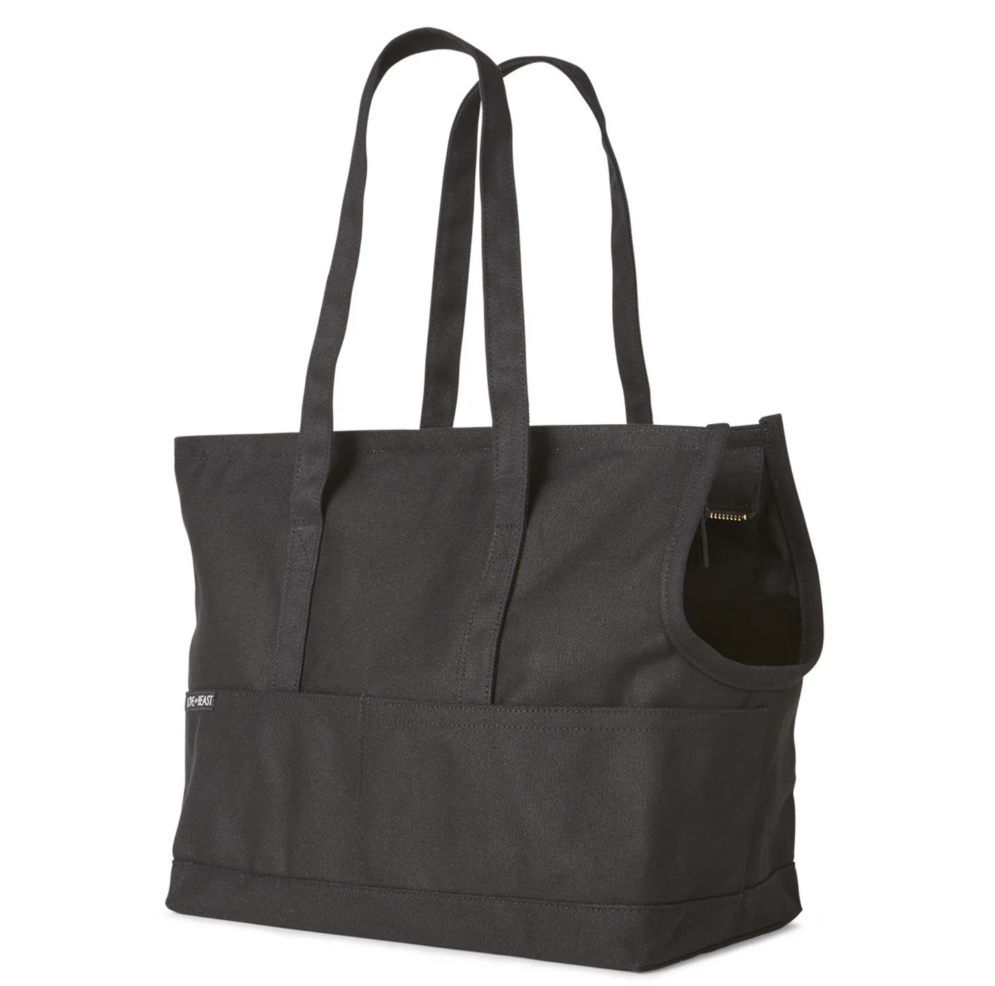Canvas Pet Tote Black - Large
