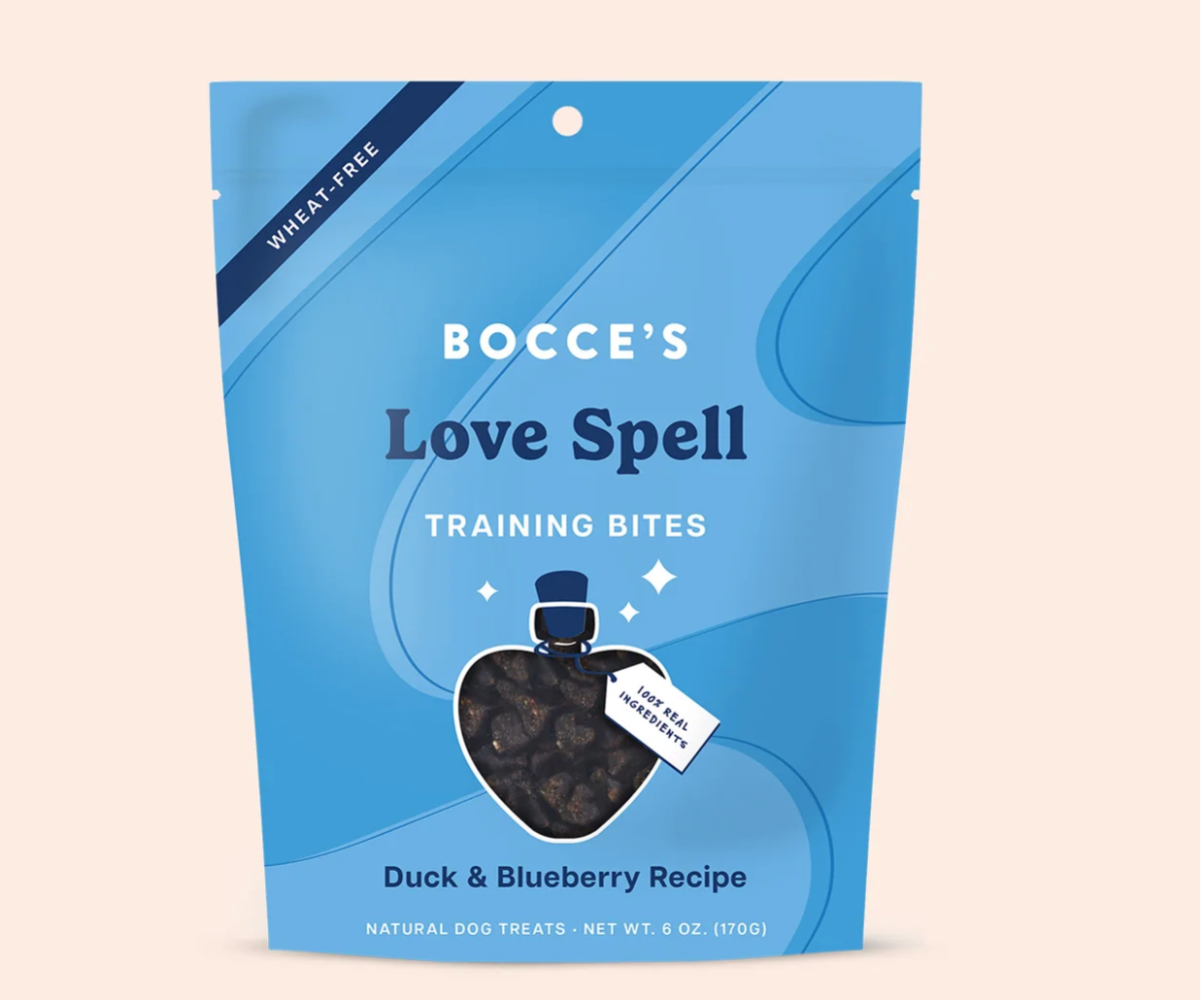 Bocce's Bakery Love Spell Training Bites Dog Treats 6oz