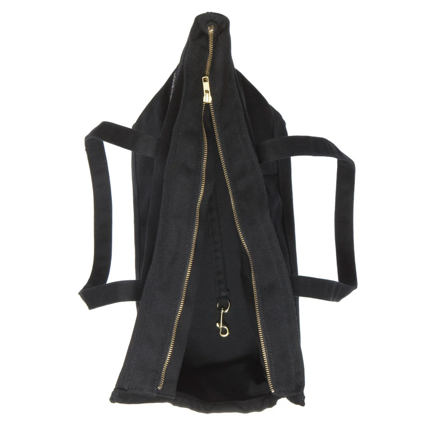 Canvas Pet Tote Black - Large