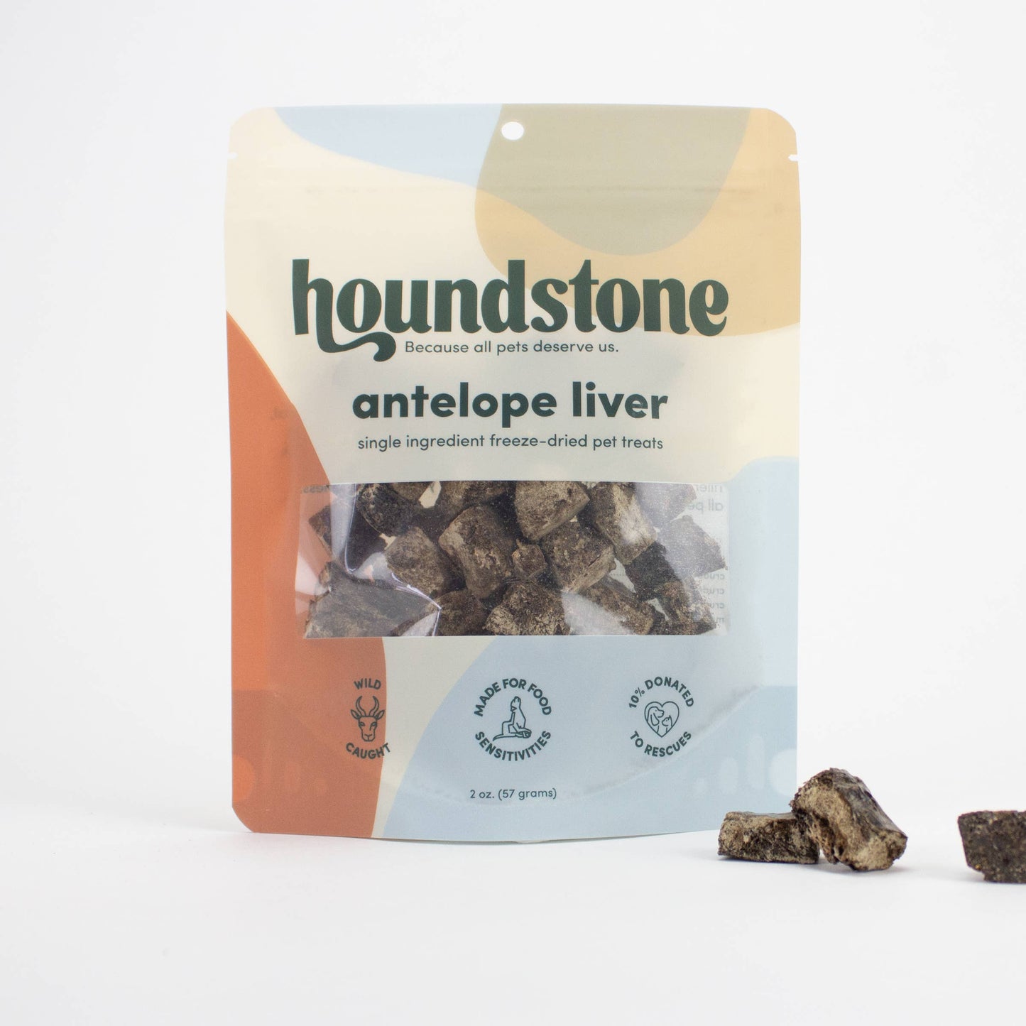 Antelope Liver Freeze-Dried Pet Treats 2oz (Case of 12)