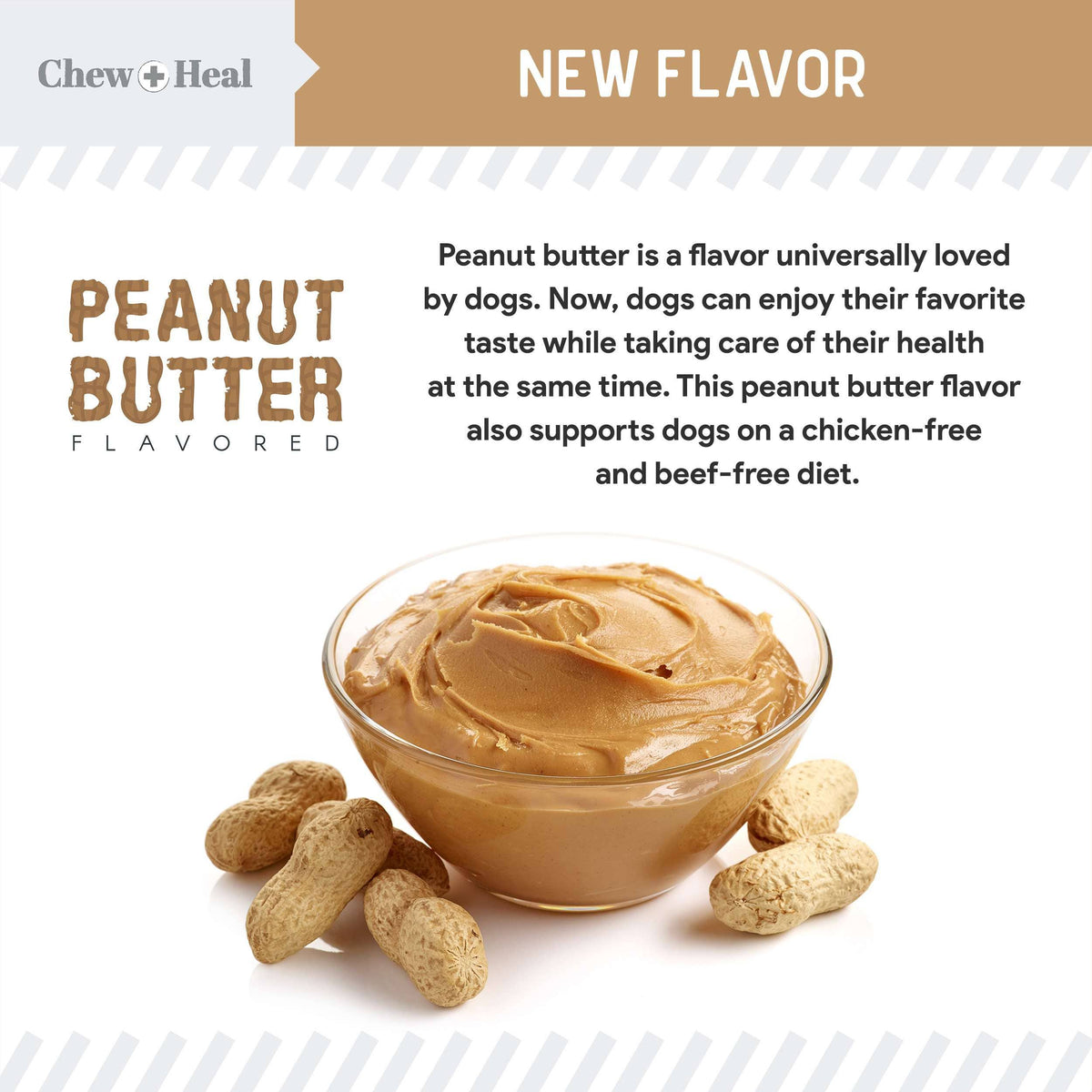 Stop the Poo Chew, Peanut Butter Flavor, 120 Count