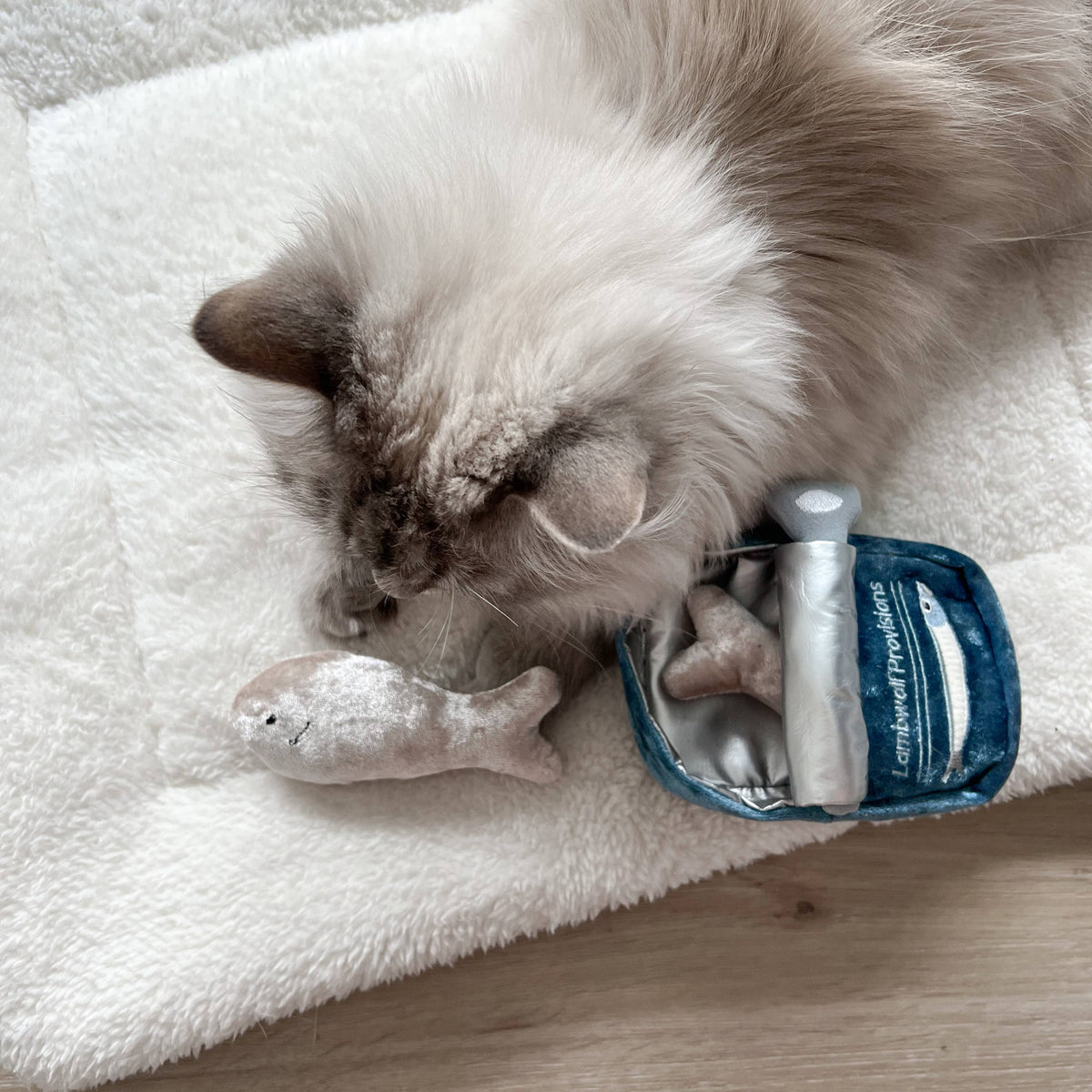 KITTY SARDINES //  CAT TOY // CATNIP // BURROW