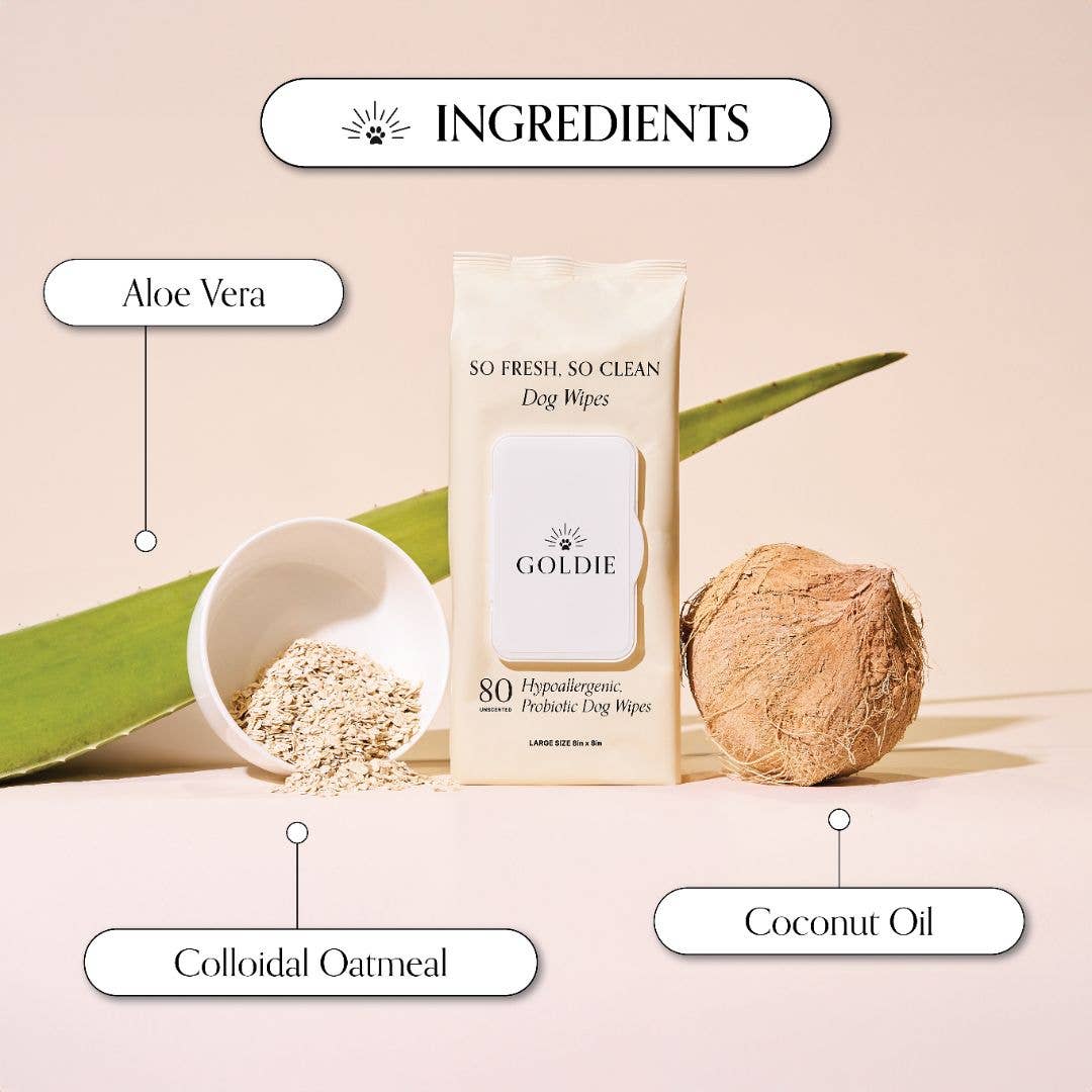 So Fresh, So Clean Probiotic Dog Wipes