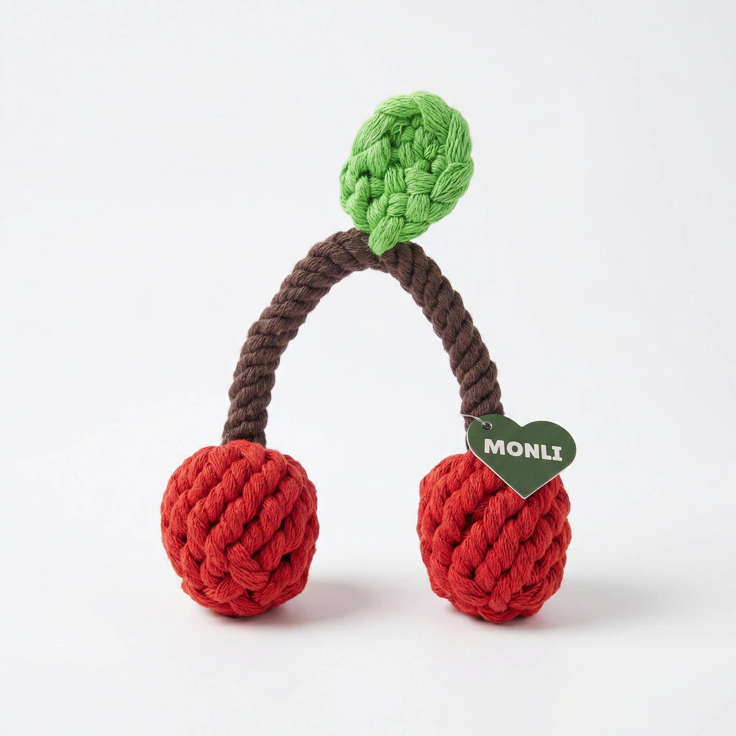 Handcrafted Cherry Pet Rope Toys | Sustainable | Small Pets