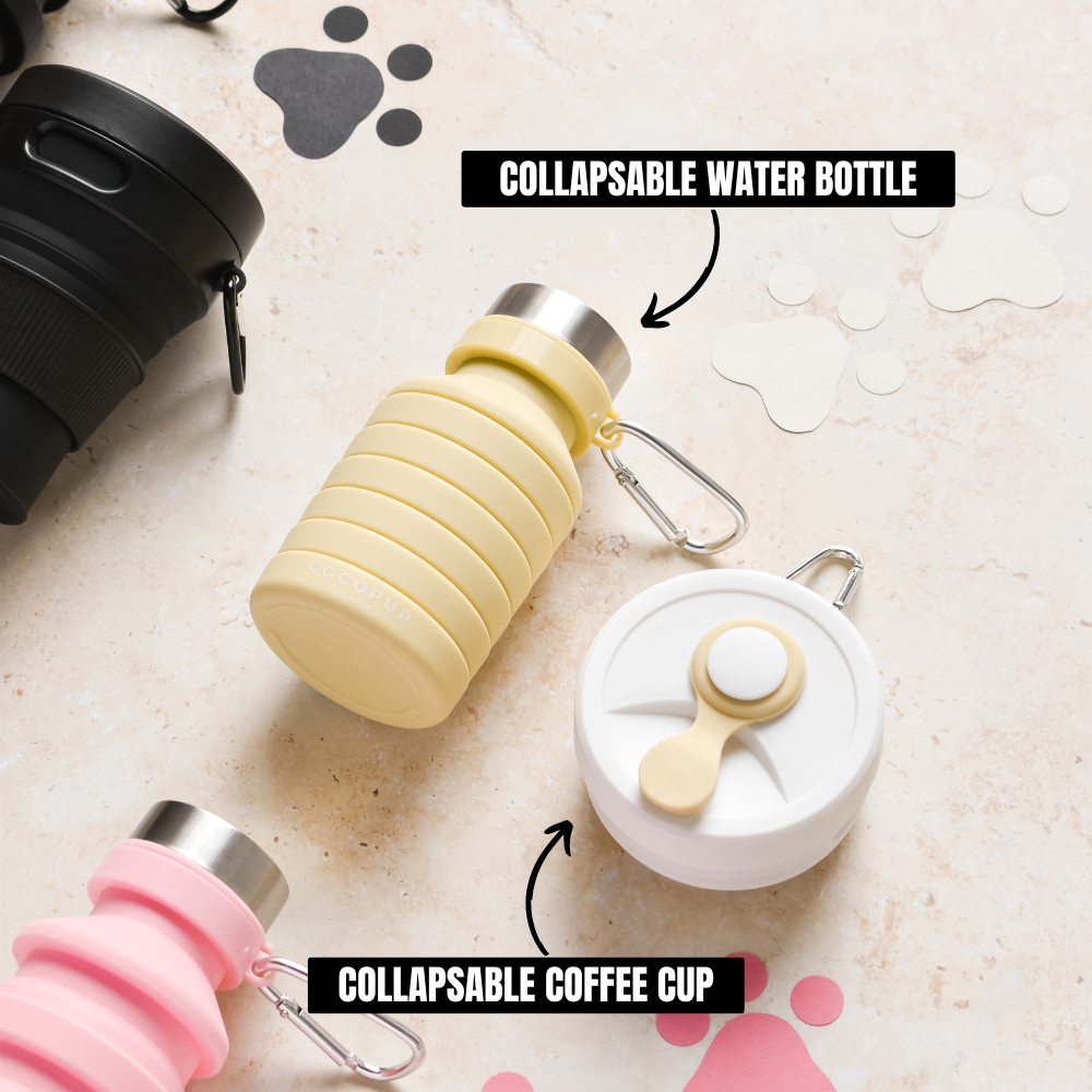 Collapsible Water Bottle - Nude