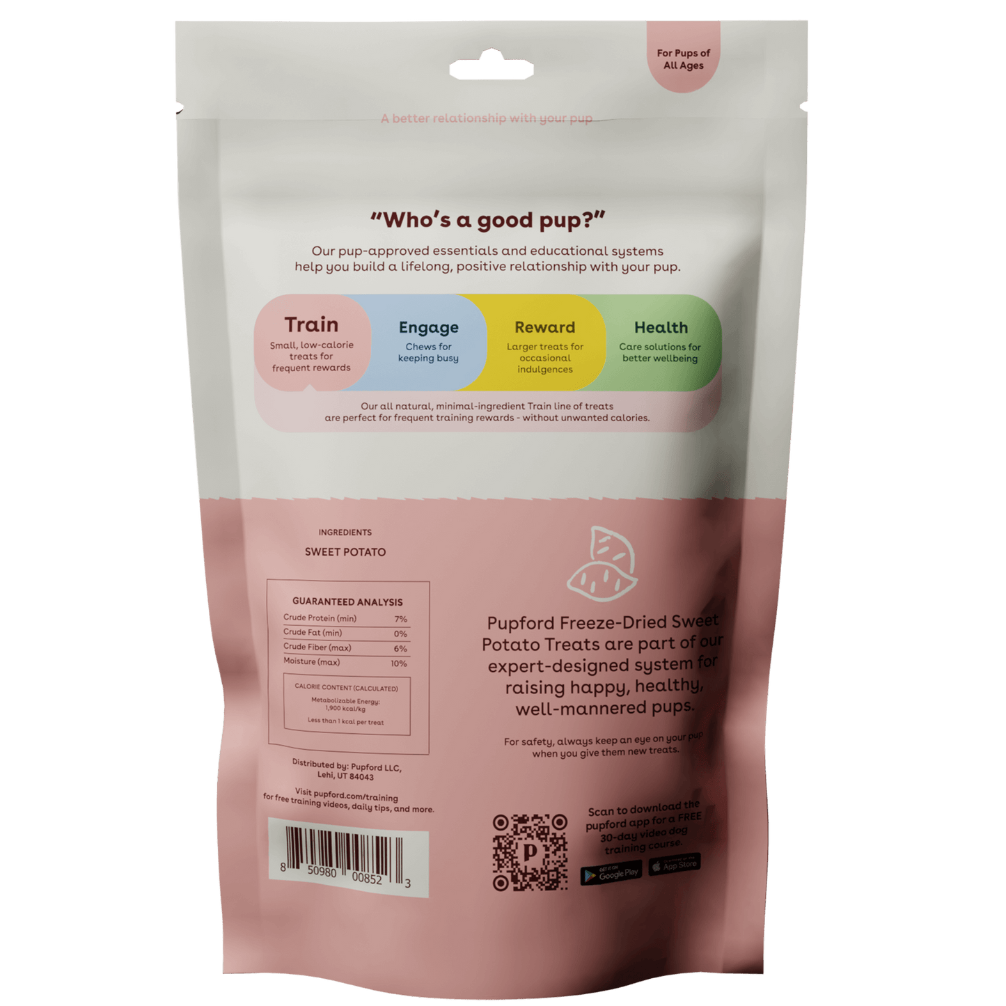 Freeze Dried Sweet Potato Training Treats 4oz