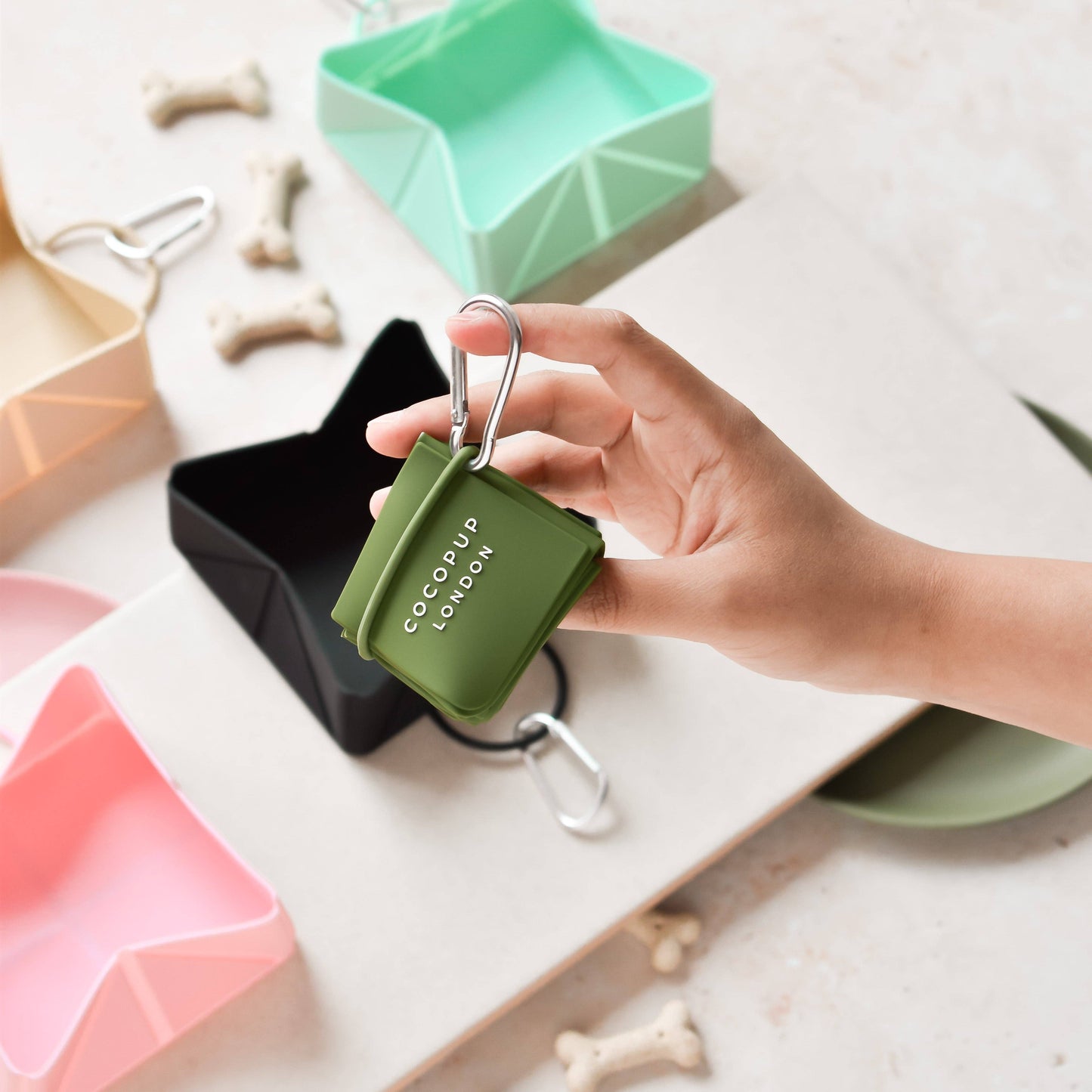 Foldable Travel Bowl - Khaki