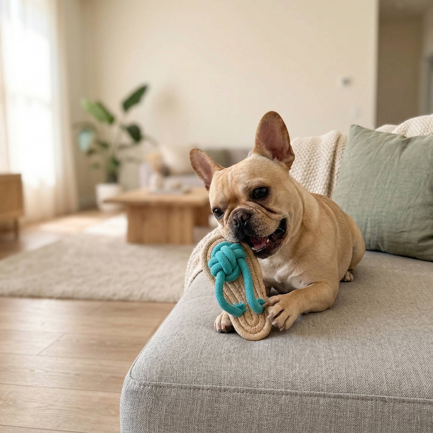 New Design:  Slipper Rope Toys for Dogs | Sustainable