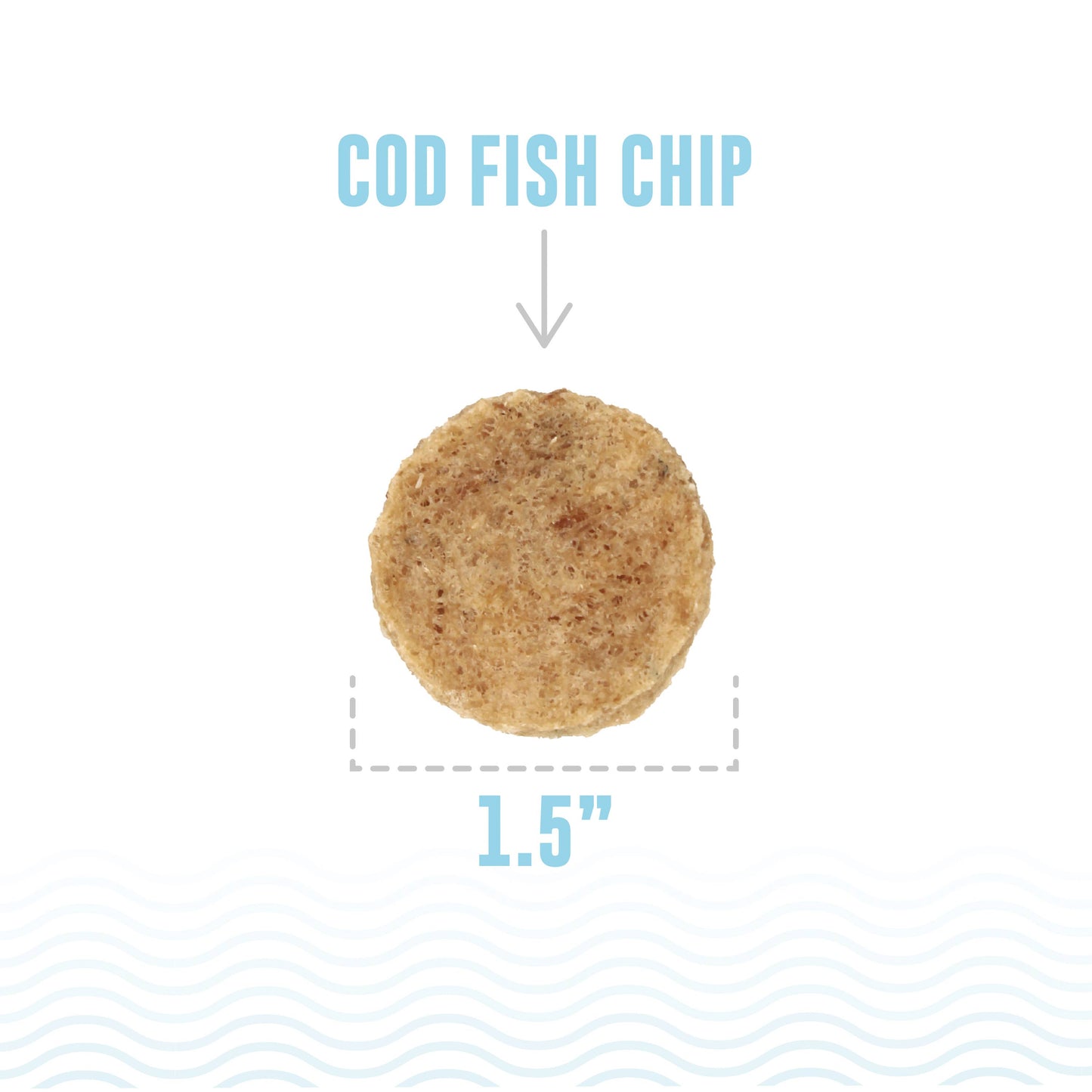 Icelandic+ Cod Fish Chips Dog Treat - 2.5oz