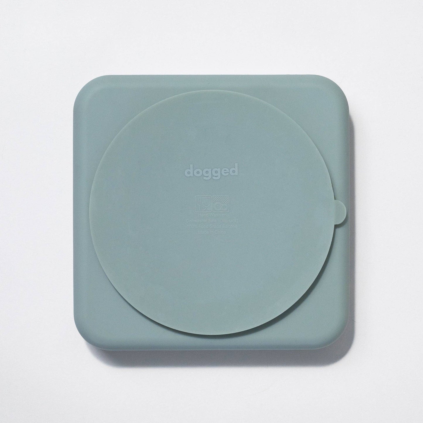 Dogged - argyle slow feeder bowl - seafoam