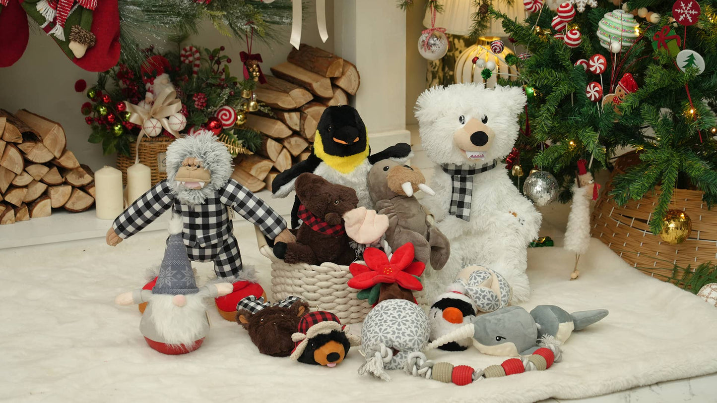 Emperor Penguin Squeaker Dog Toy