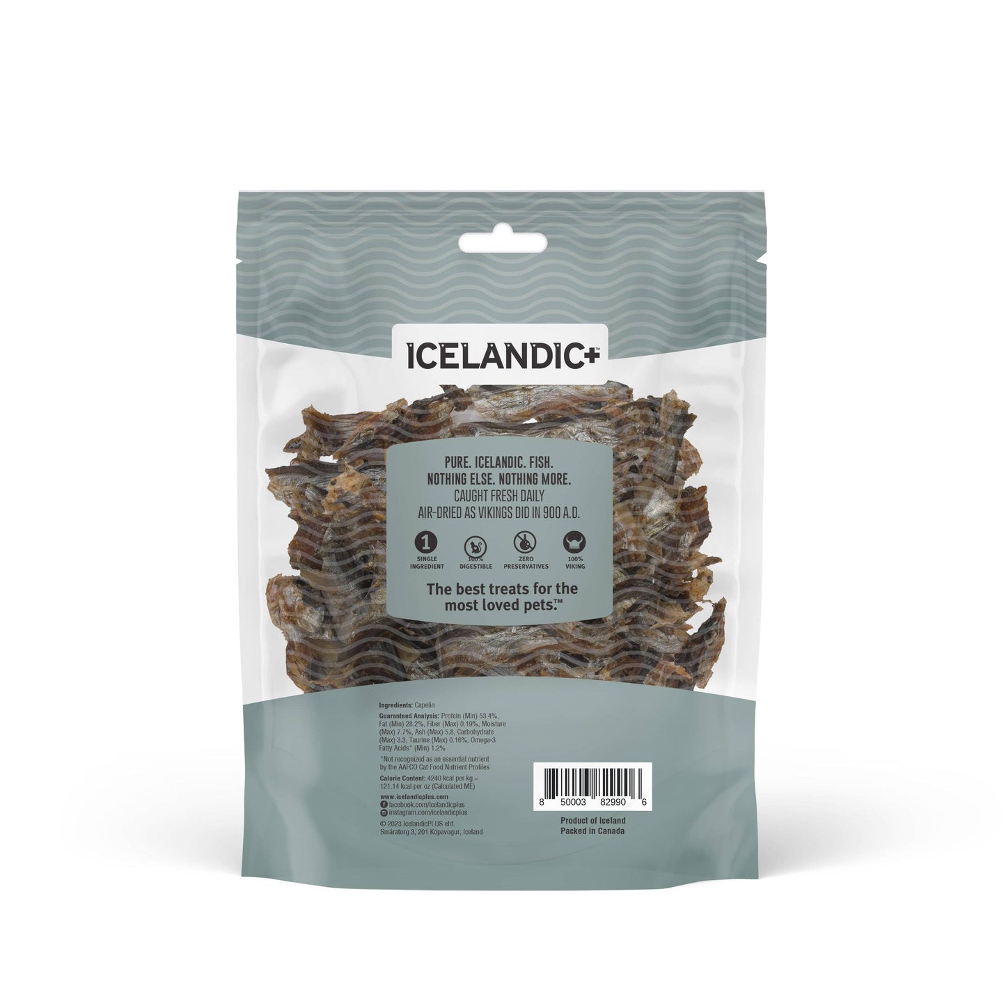 Capelin Whole Fish & Pieces Cat Treats: 1.5-oz Bag