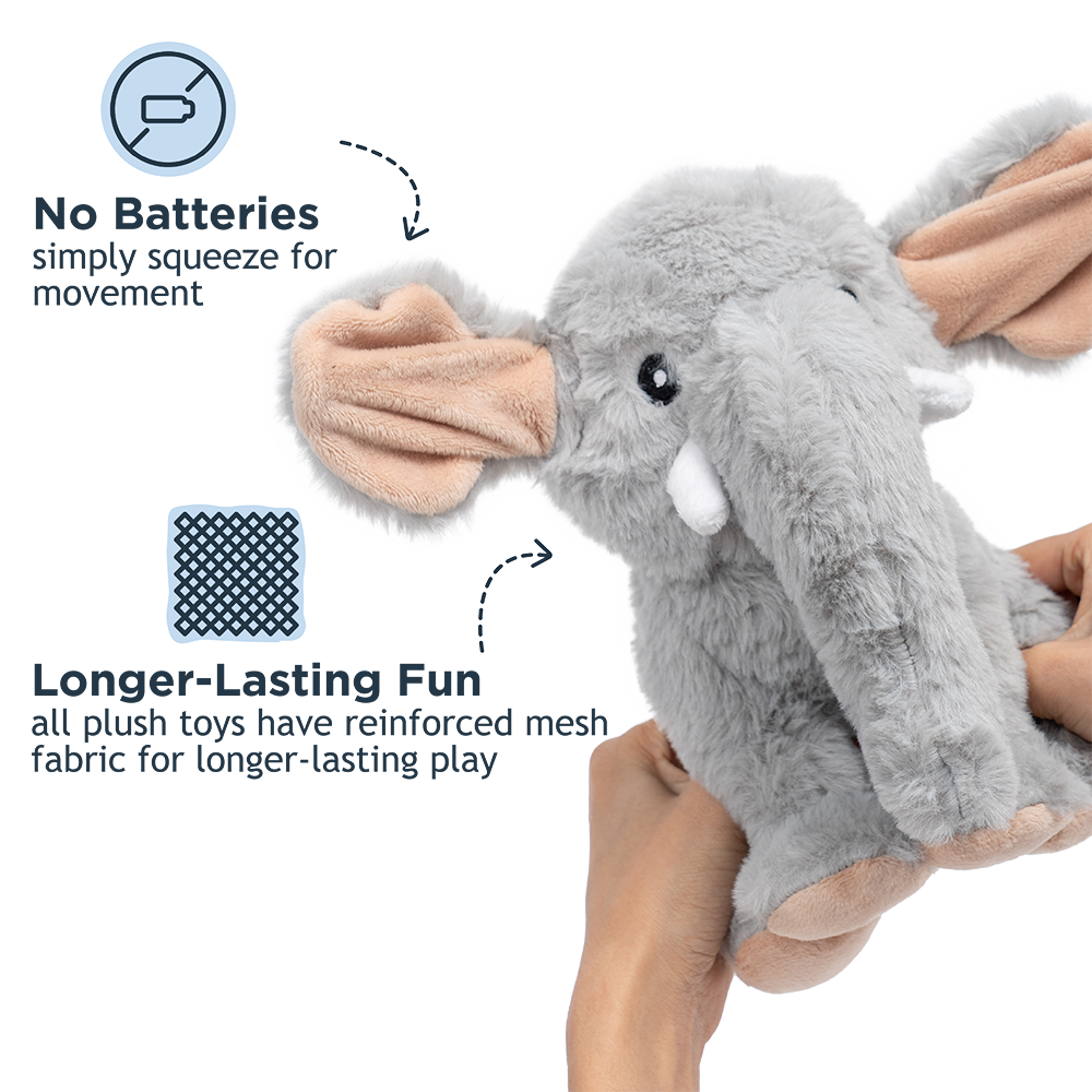 Animated Elephant Dog Toy