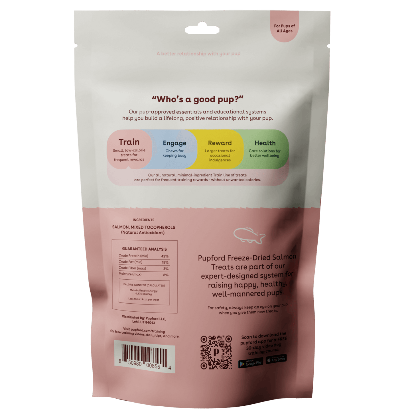 Freeze Dried Salmon Training Treats 2oz