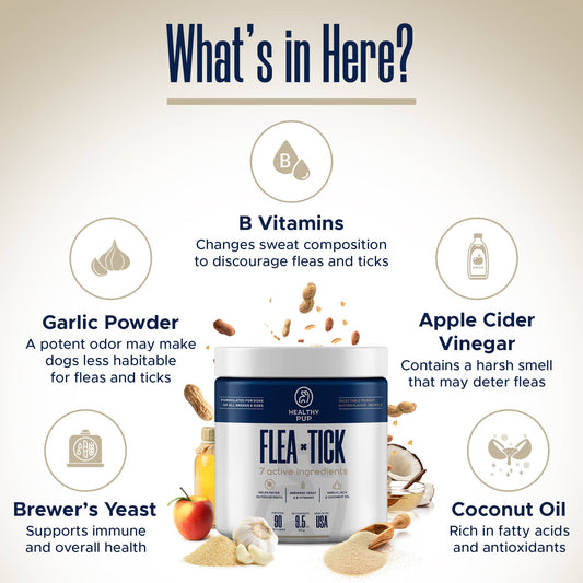 PB Flavored Flea & Tick Soft Chews for Dogs