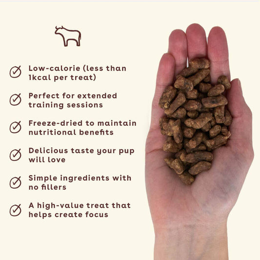 Freeze Dried Beef Liver Training Treats 2oz