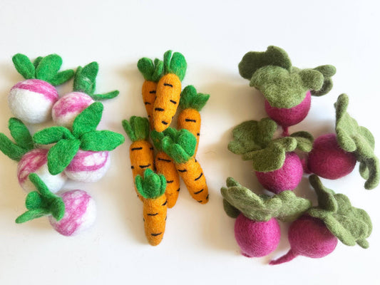Radish Carrot Beet Toys