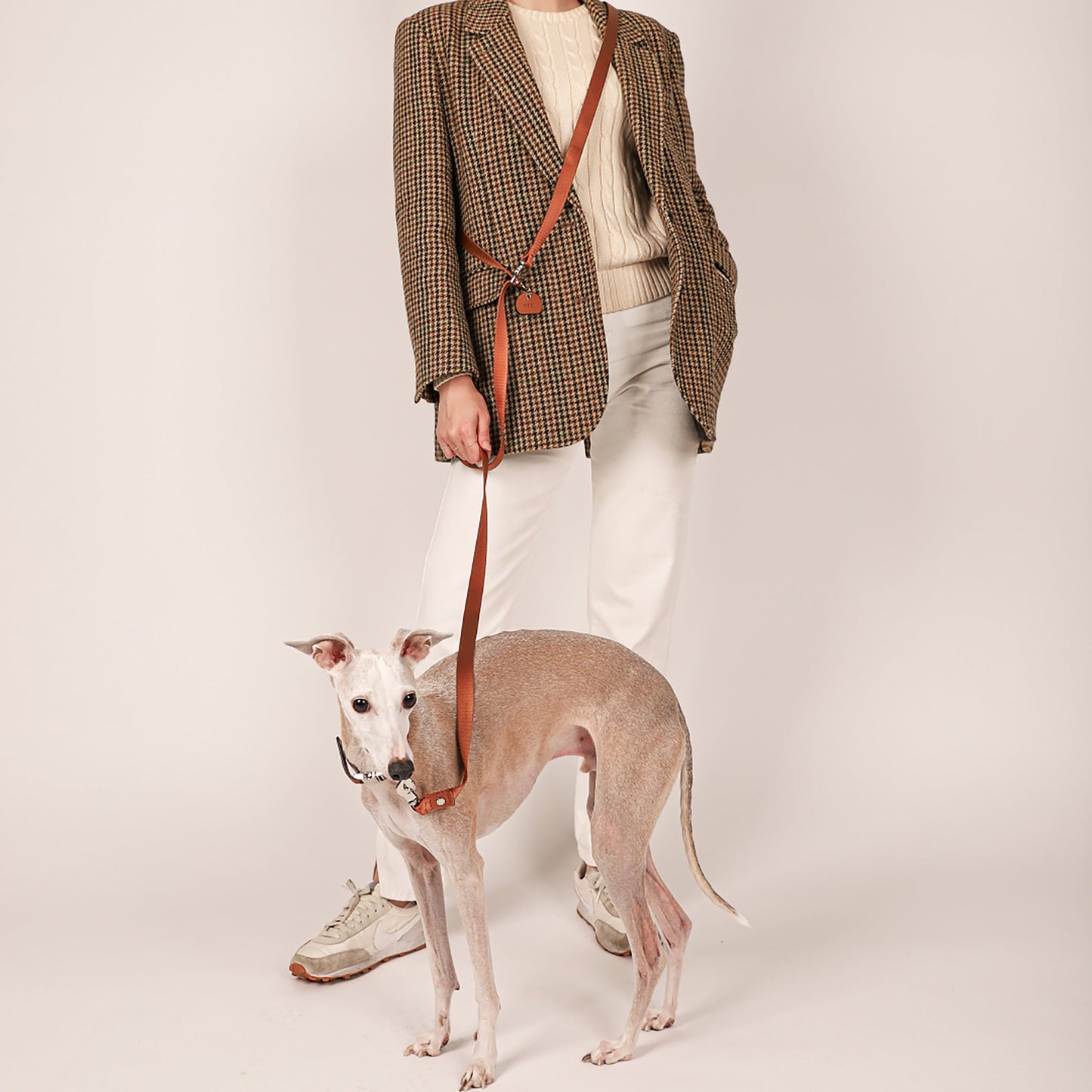 Saddle Hands-free Leash : Camel