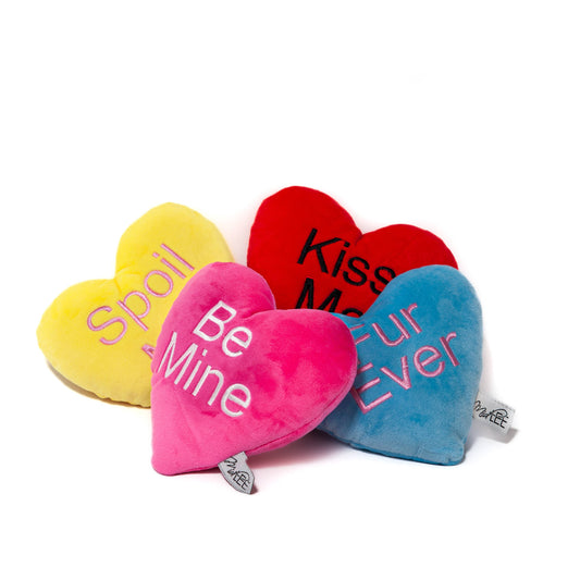 Candy Heart Valentine's Dog Toy