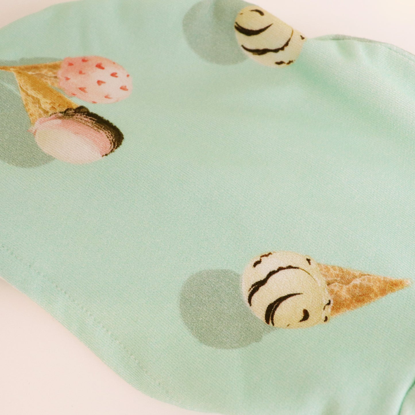 Ice Cream Sleeveless Hoodie - Mint